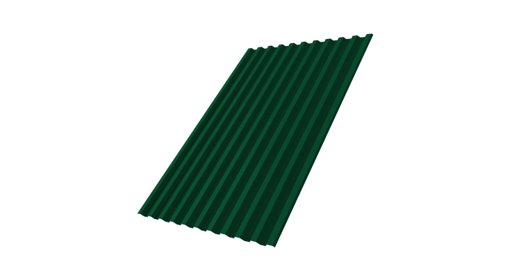 Профнастил С21R 0,7 PE RAL 6005 зеленый мох