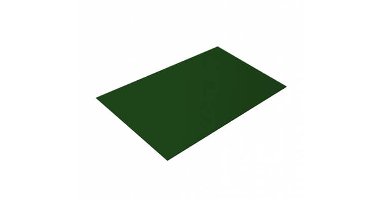 Плоский лист 0,7 PE RAL 6005 зеленый мох