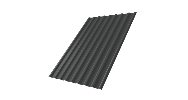 Профнастил С20R 0,5 Drap RAL 7016 антрацитово-серый