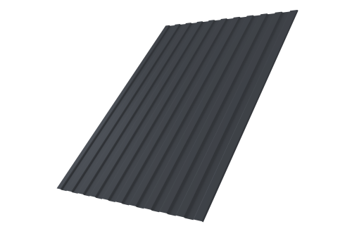 Профнастил С8A 0,5 Drap TX RAL 7024 мокрый асфальт