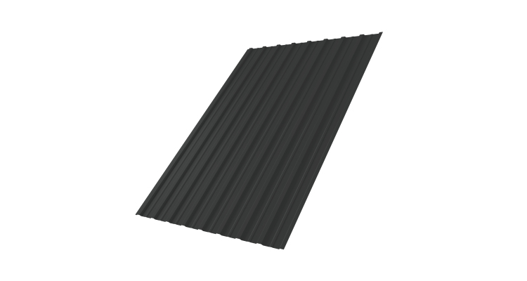 Профнастил С10A 0,45 Drap TR RAL 7016 антрацитово-серый