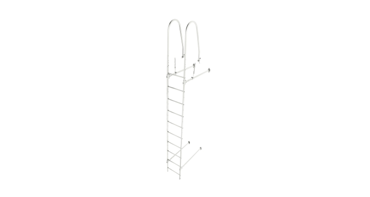 Лестница стеновая Grand Line RAL 9003 2,76м
