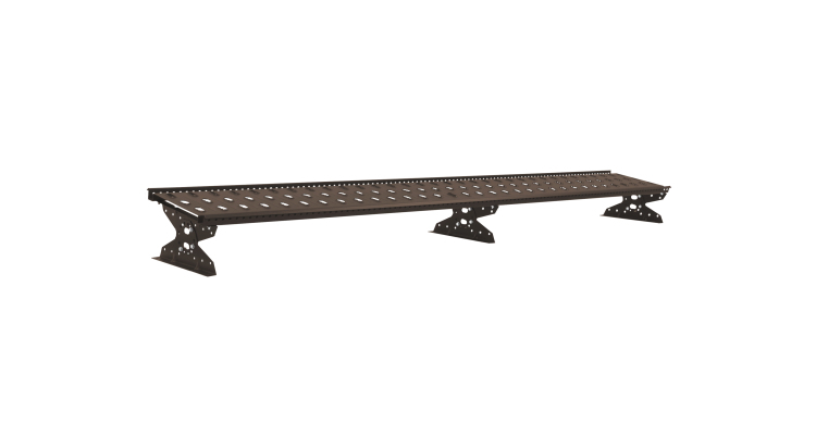 Мостик переходной Grand Line RAL 8017 3м