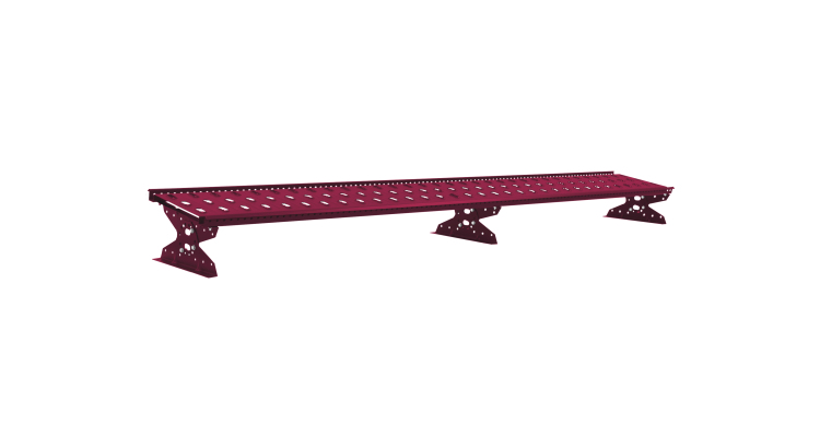 Мостик переходной Grand Line RAL 3003 3м