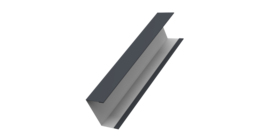 Крышка жалюзи Milan,Tokyo 0,45 Drap RAL 7024 мокрый асфальт (2,5м)