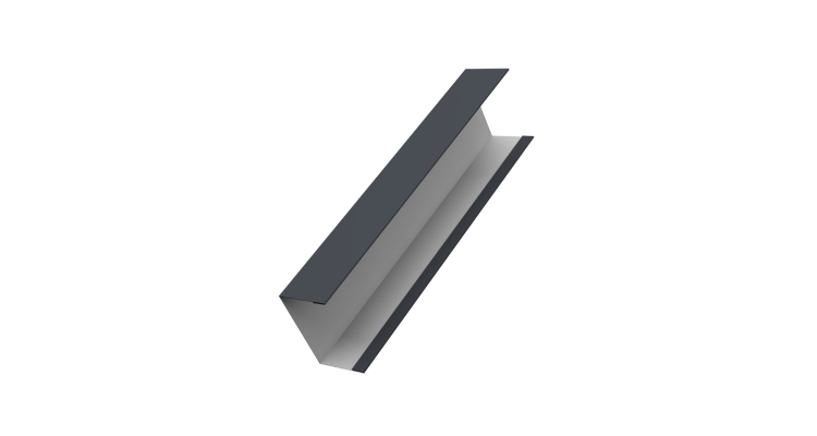 Крышка жалюзи Milan, Tokyo для калиток, ворот 0,5 Drap RAL 7024 мокрый асфальт (2,5м)